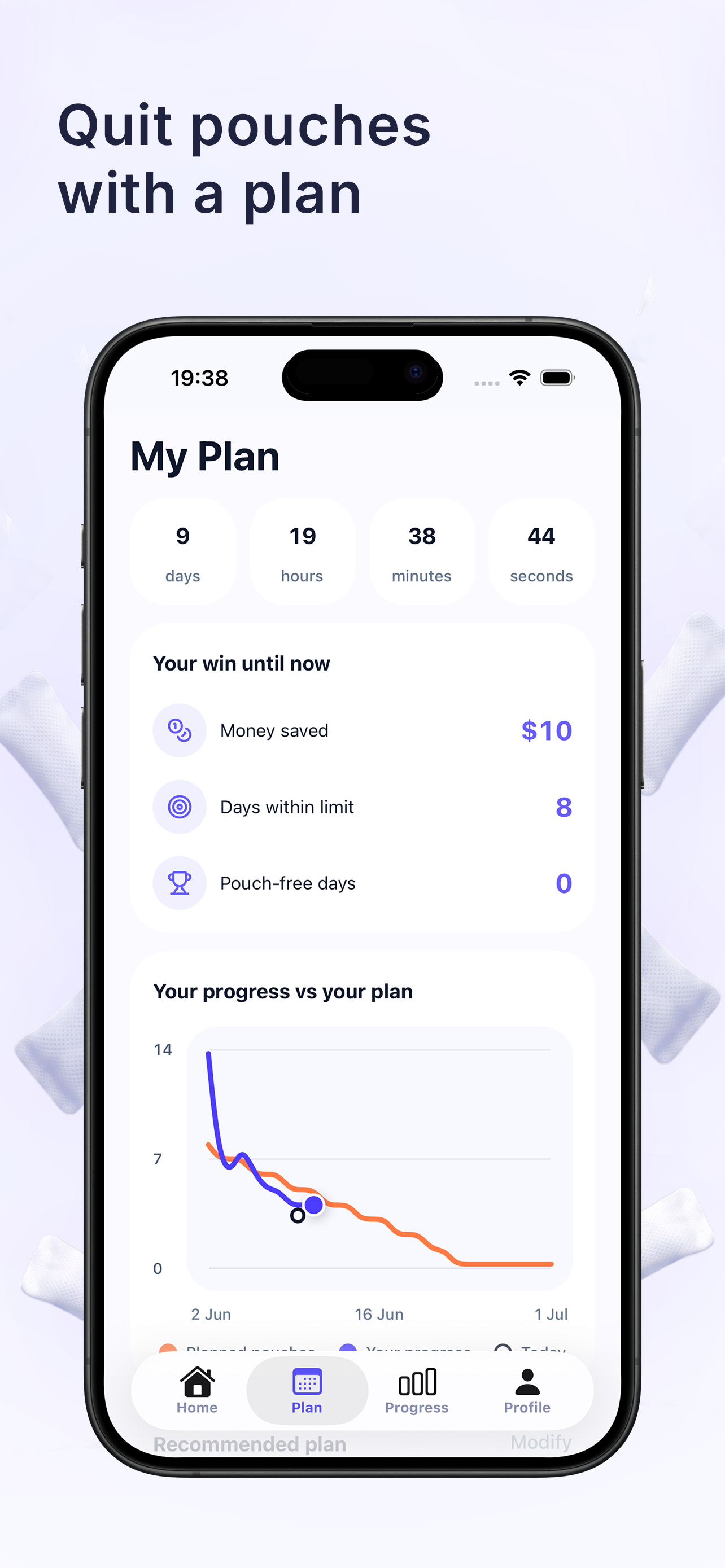 Poucho: Quit Pouches screenshot 3