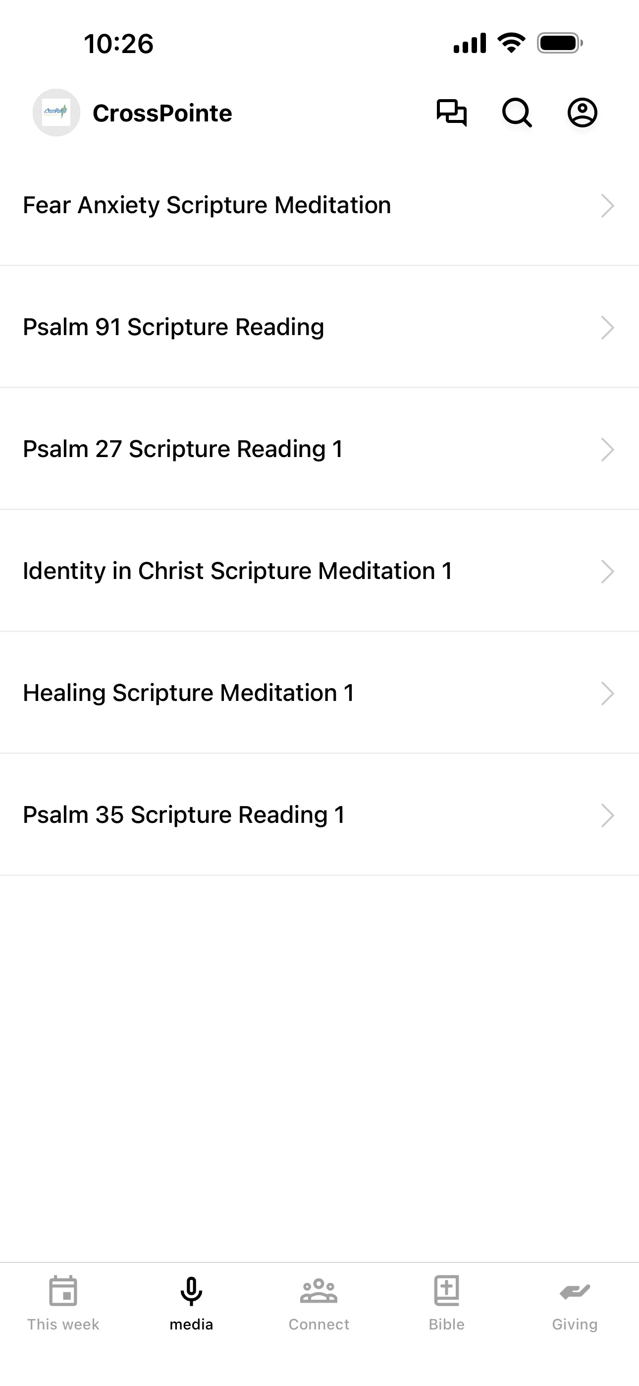 Screenshot 2 of CrossPointe Family Church
