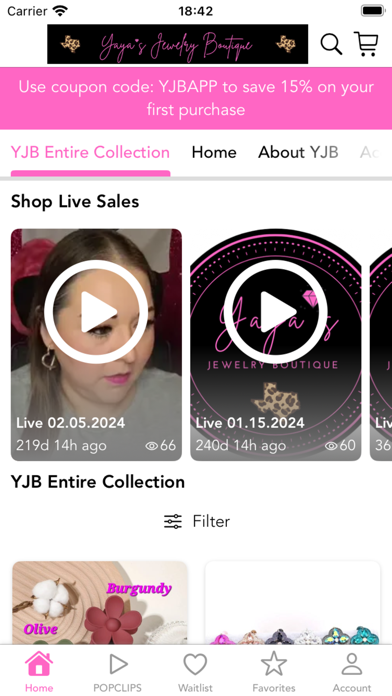 Yaya's Jewelry Boutique Screenshot