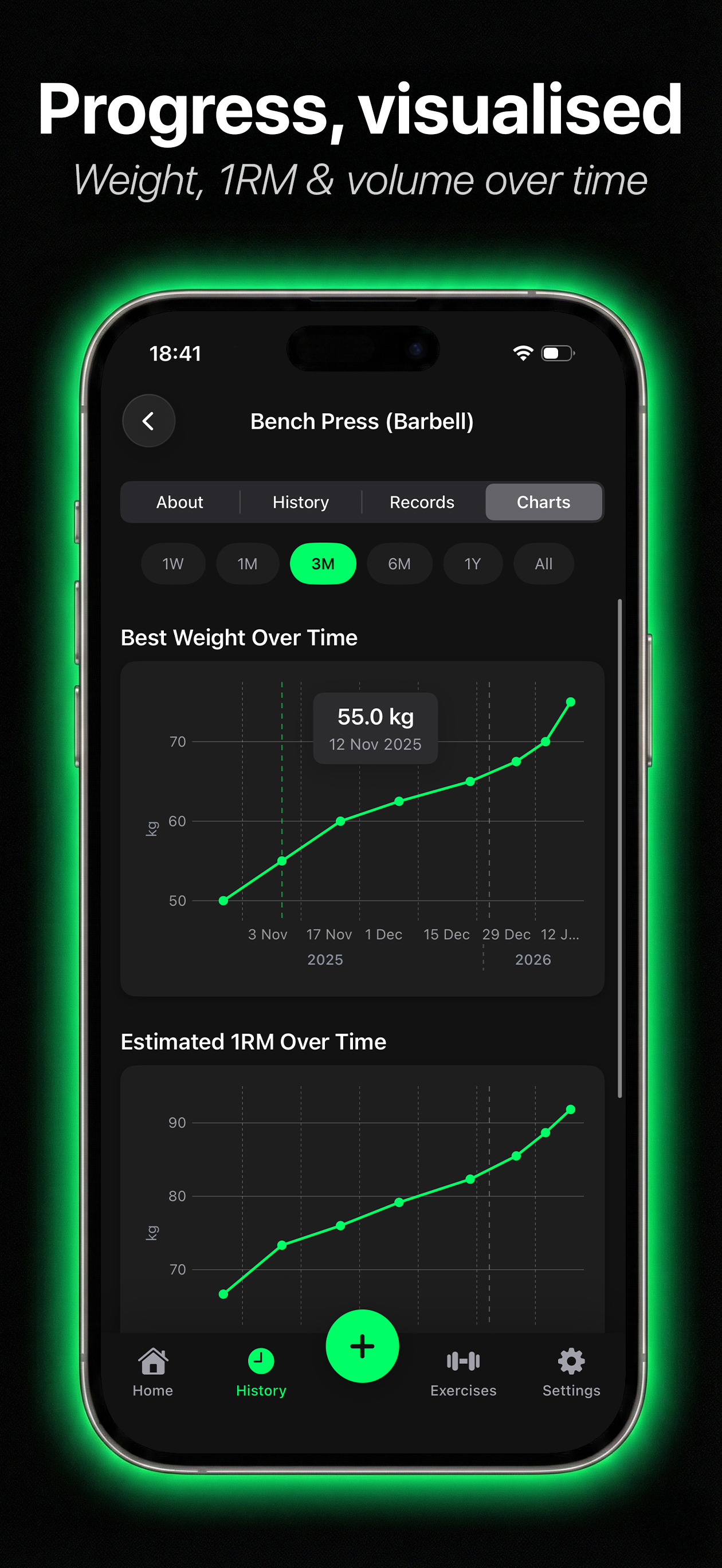 RepLedger: Workout Tracker screenshot 2