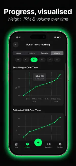 RepLedger: Workout Tracker screenshot 2