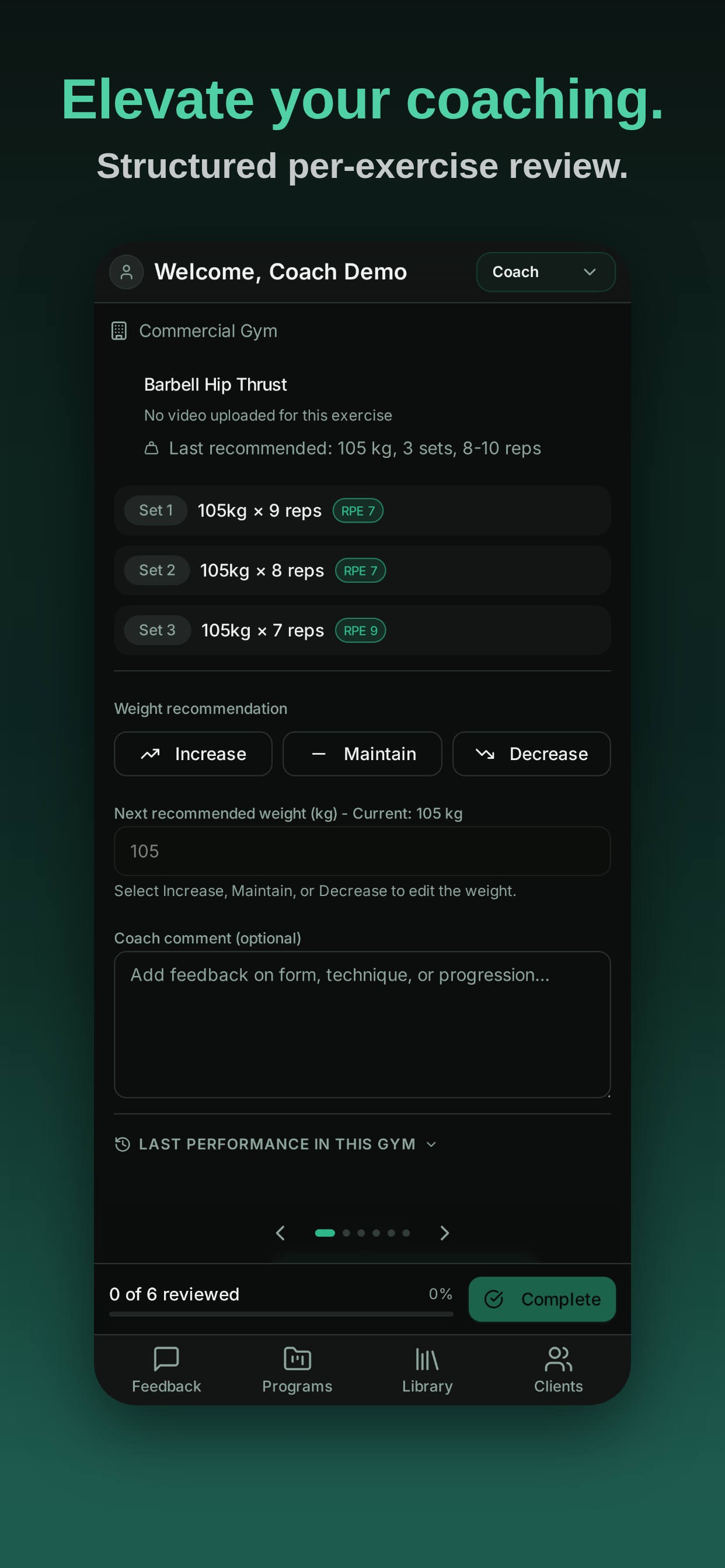 IronLog: train, track, improve screenshot 9