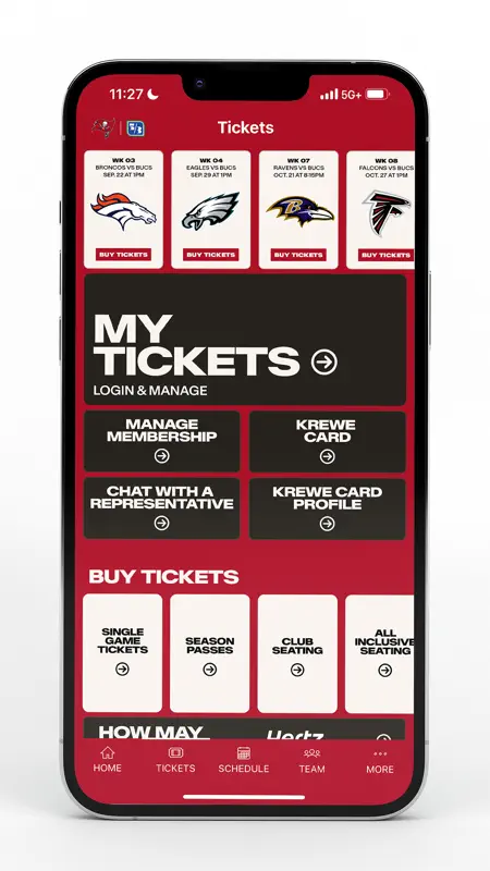 Tampa Bay Buccaneers Official screenshot 2 of 3