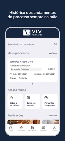 VLV Advogados screenshot