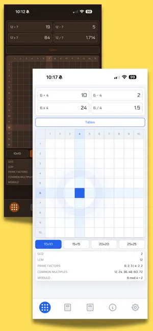 Math Grid Plus Calculators screenshot 1