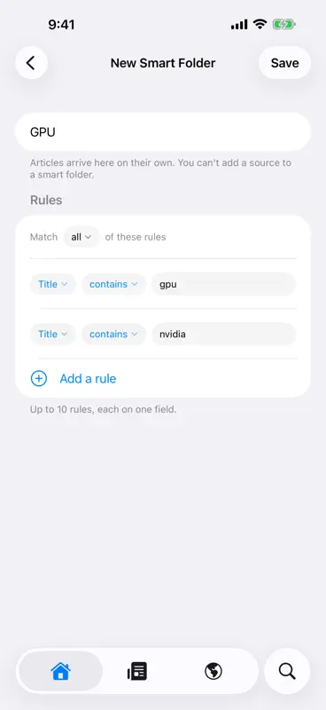 Ferry: News & RSS Reader screenshot 7 of 8