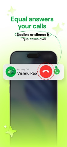 Equal AI Assistant iPhone screenshot 2
