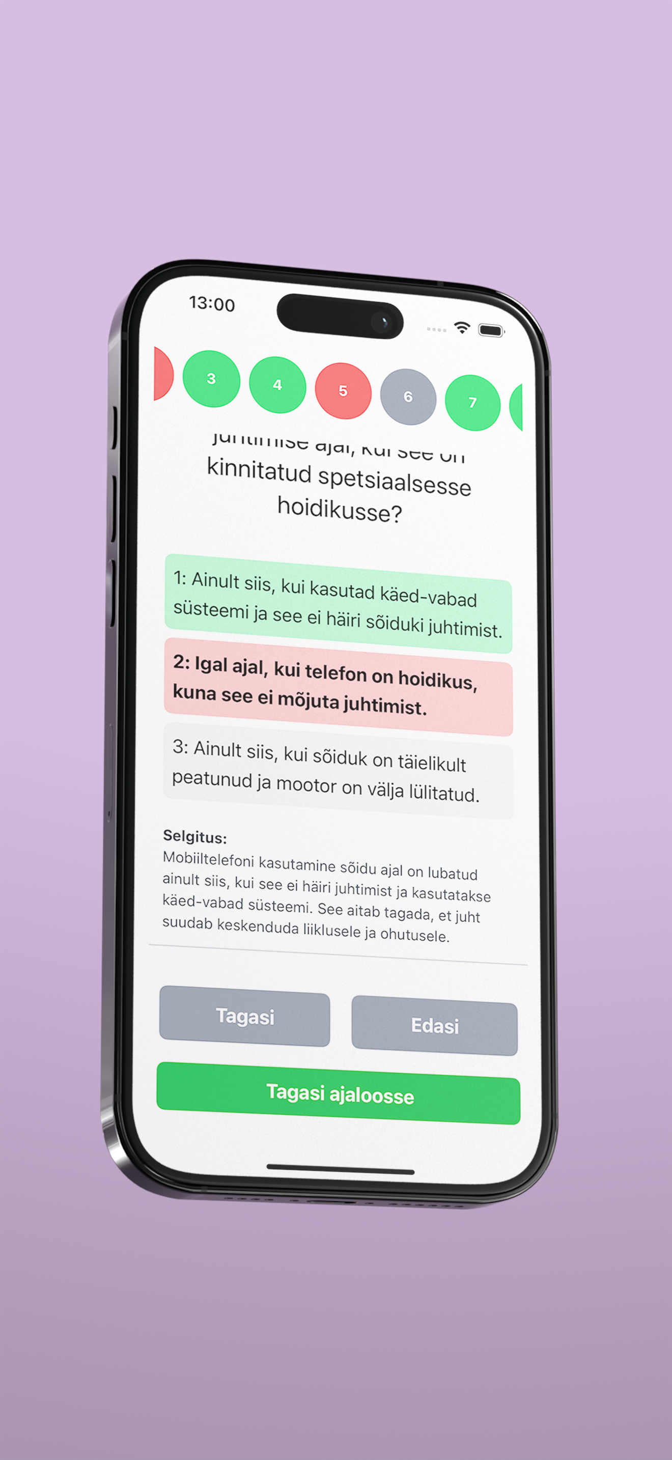 T Liiklustestid