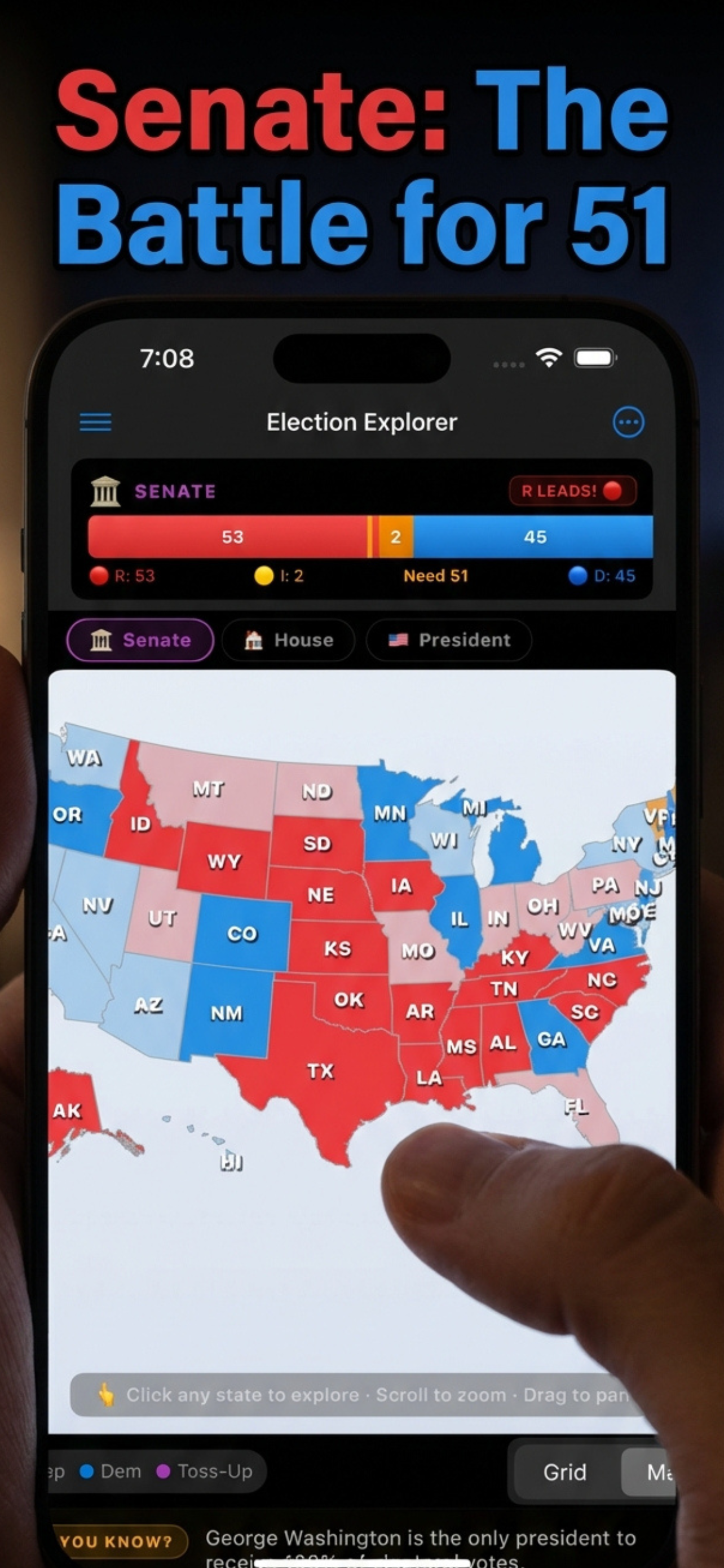 Election Explorer: 2026 Map