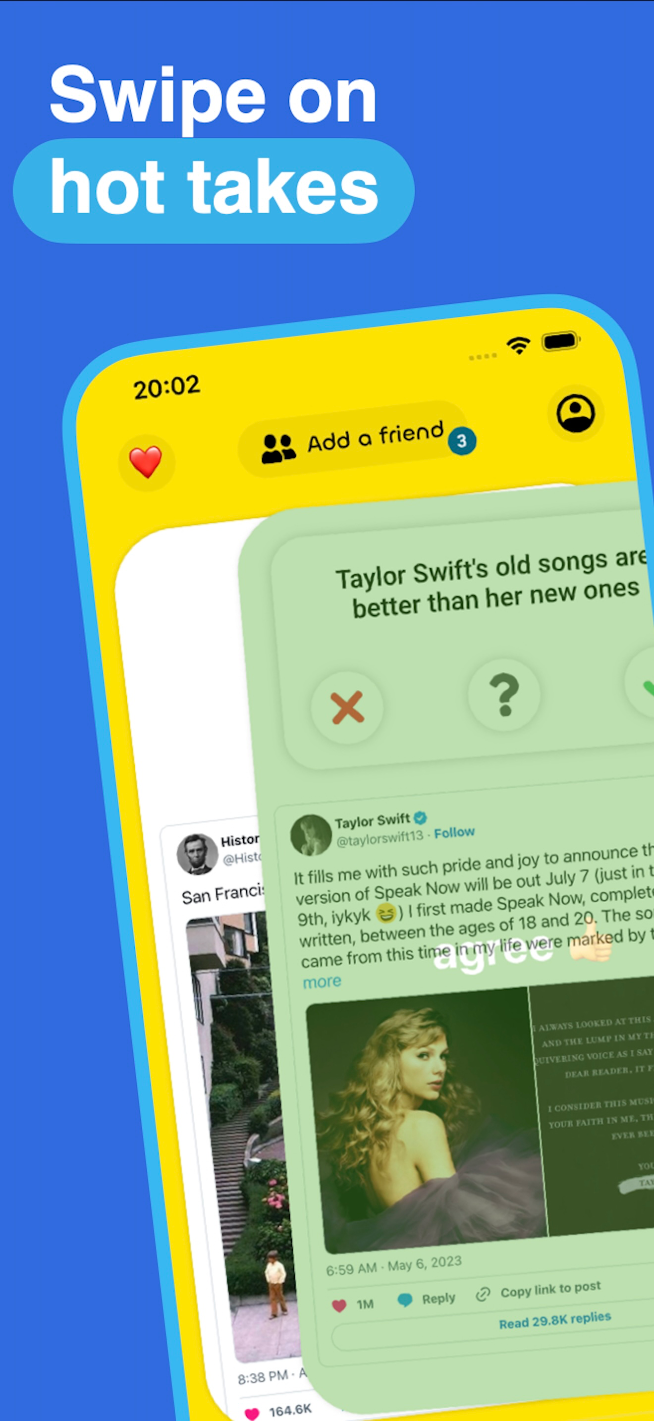 Nuance - Tinder for Hot Takes