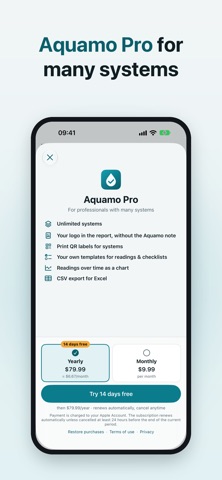 Aquamo: Water Service Log screenshot 8