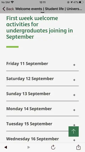 University of Stirling screenshot 2
