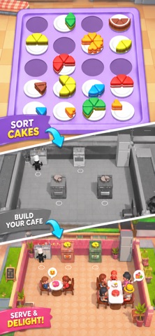 Cake Sort Puzzle - Cafe Story screenshot