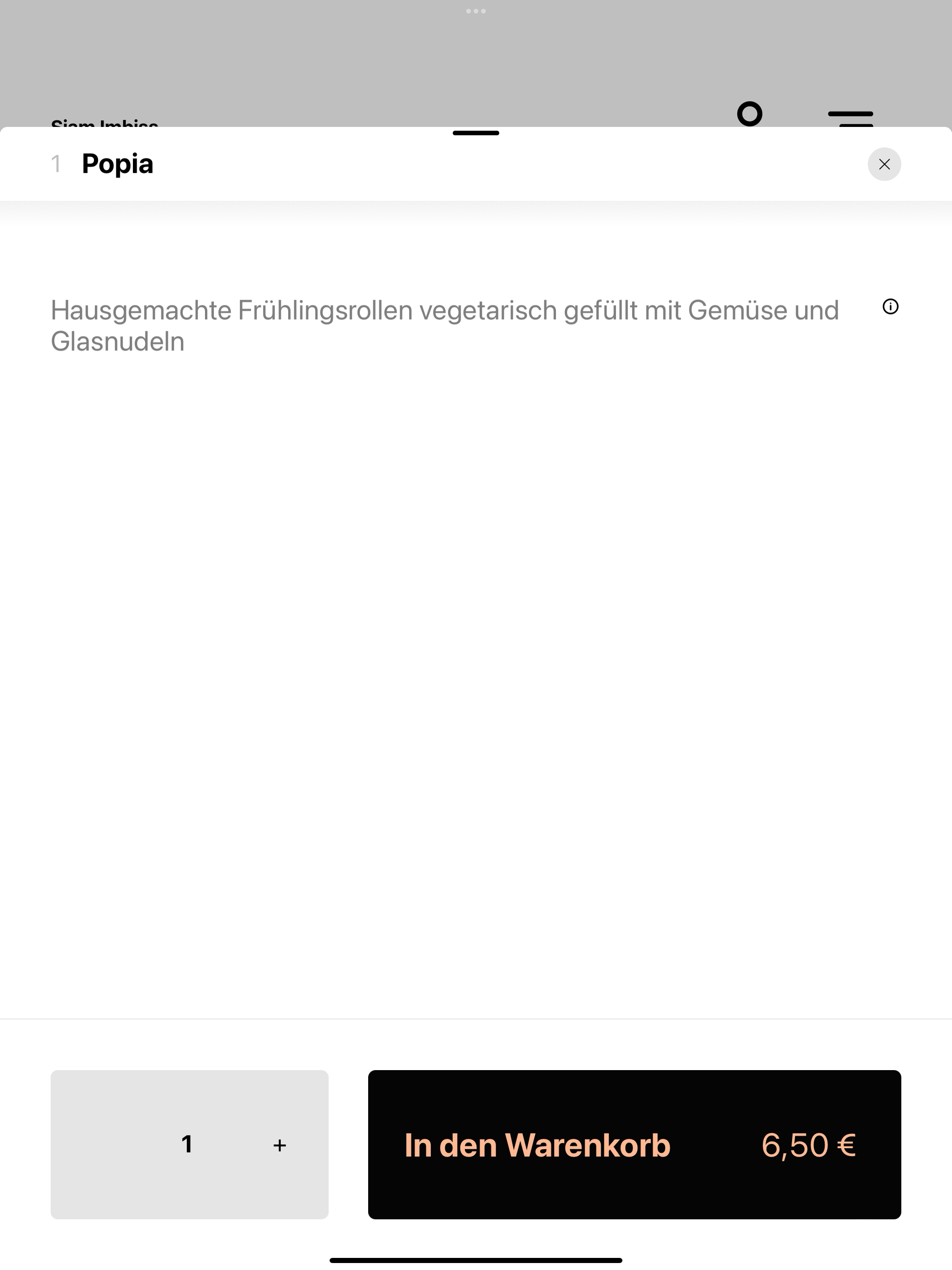 Siam Imbiss screenshot 8