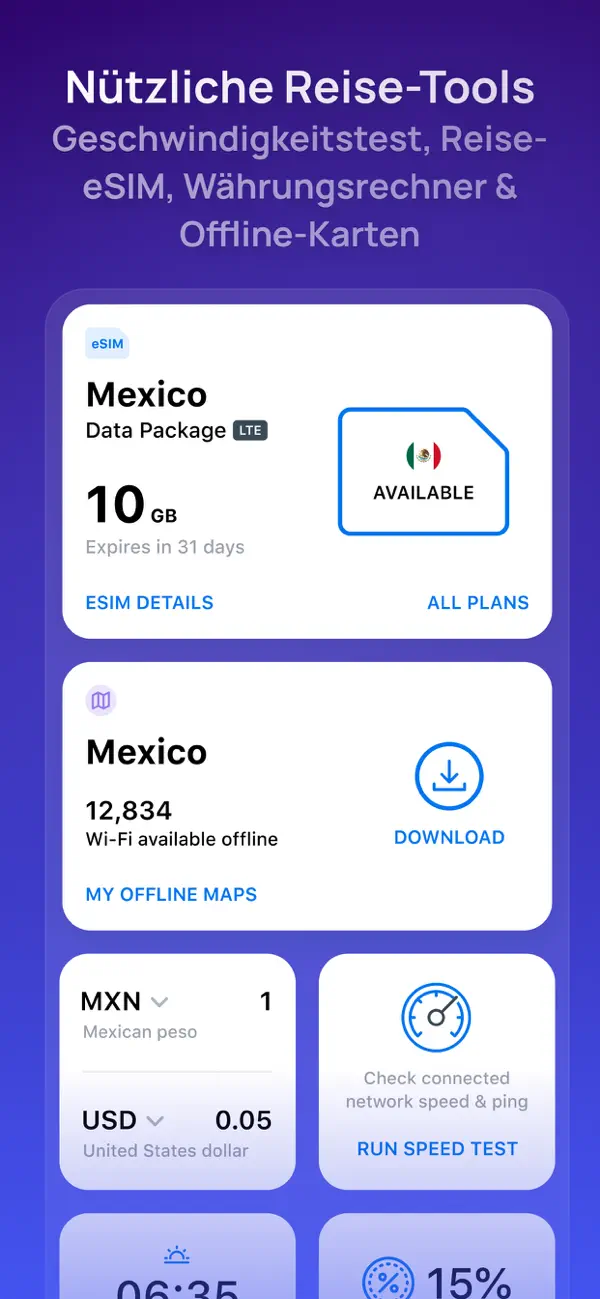 WiFi Map: WLAN + eSIM iPhone App Screenshot 6 – Reisen