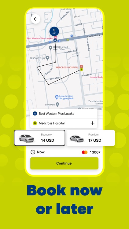 Kwik Rides: Zambia Taxi App