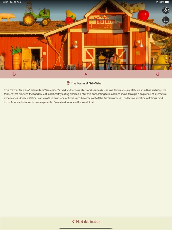 WSF Walking Tours app screenshot 3
