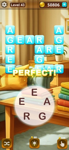 Word Puzzle Relaxing Crossword iPhone screenshot