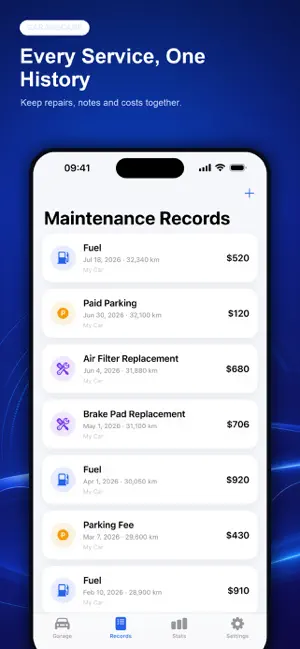 GarageCare: Car Maintenance screenshot 3