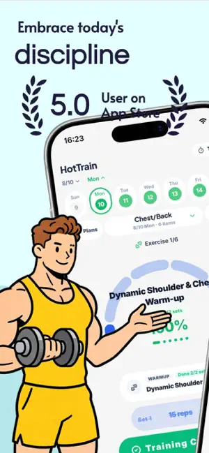 HotTrain: Strength & Workouts screenshot 1