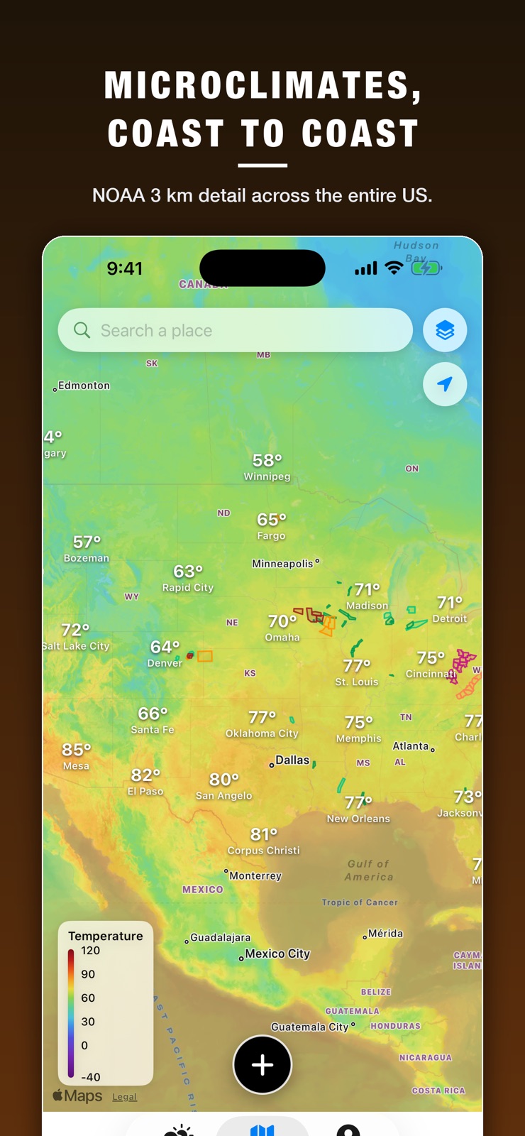 Orca Weather: Radar & Forecast iphone screenshot 4