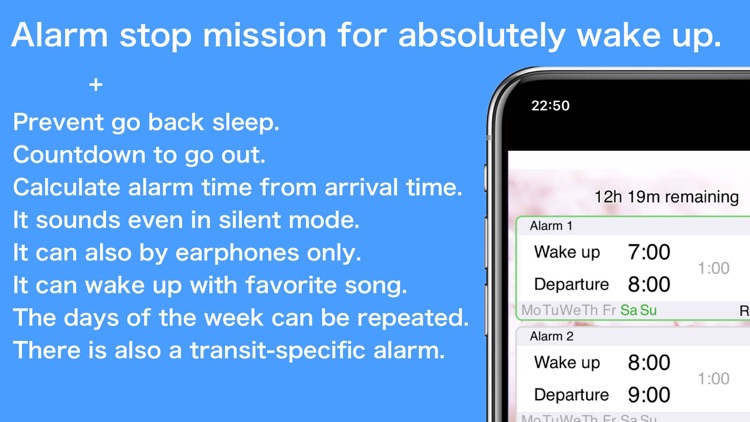Wake up alarm clock -vamos-