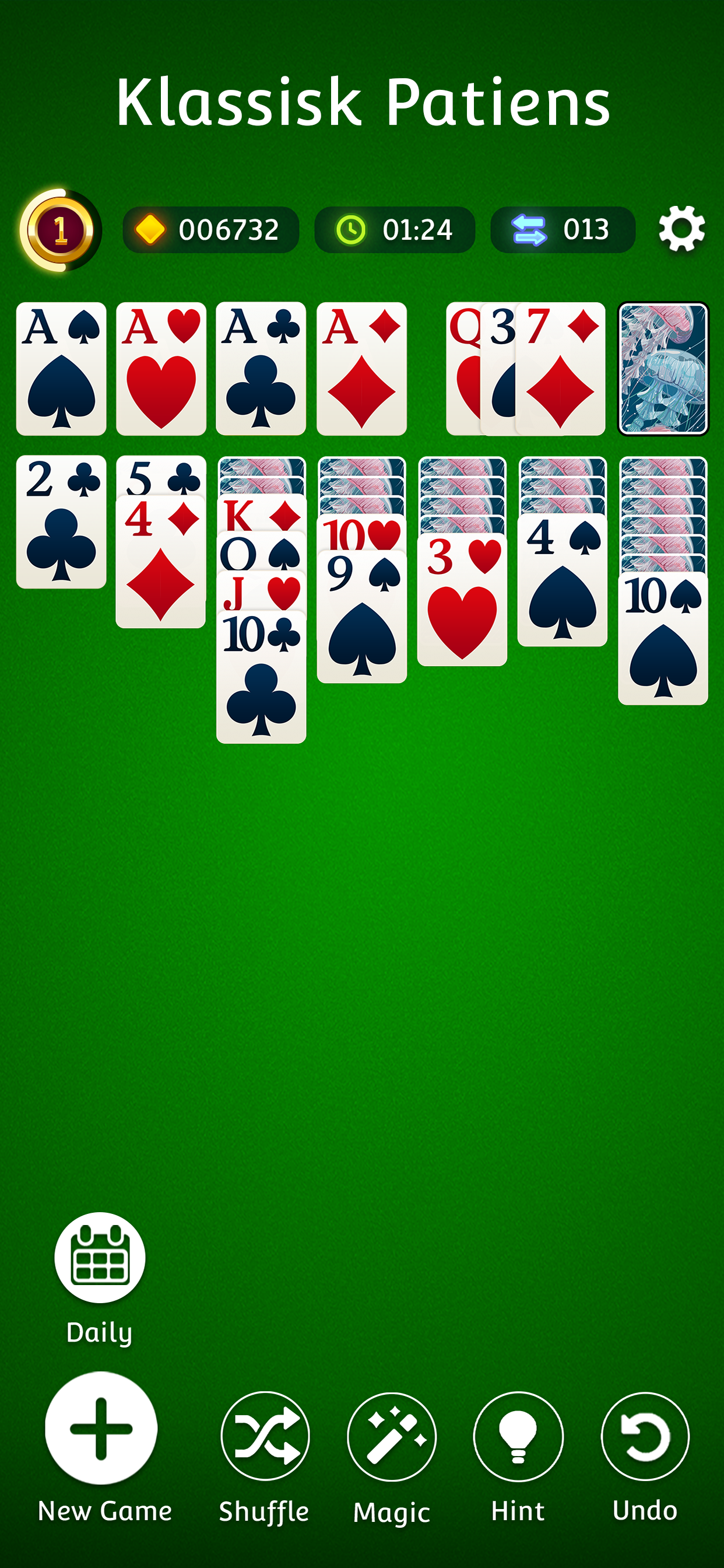 Solitaire.com: Klassiska kort