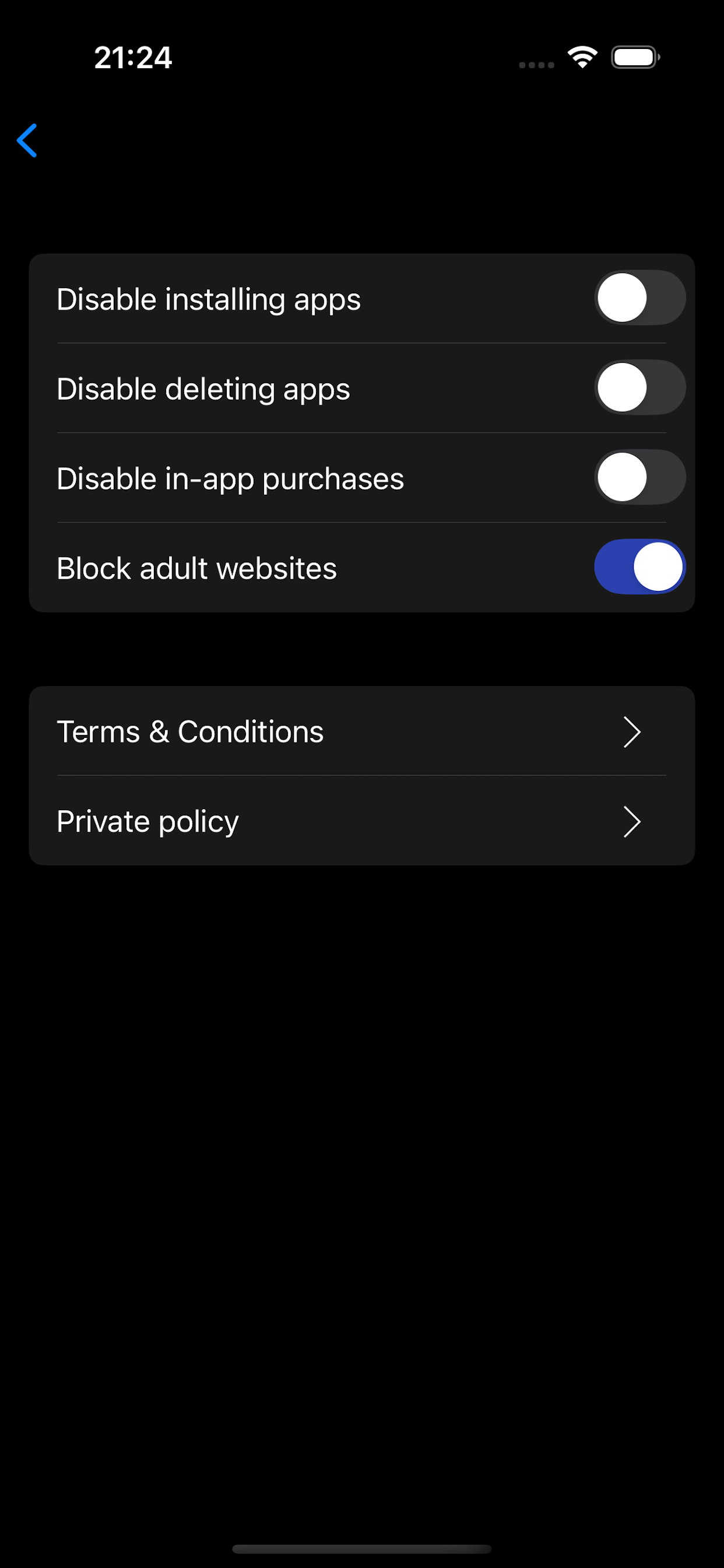 Screen Time Limit-Free Control