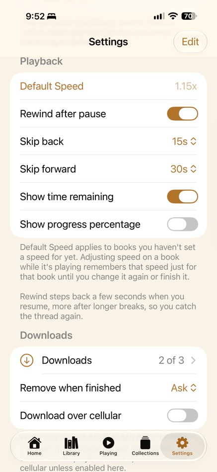 #5. Morrow Audiobook Player (iOS) De: Liftbridge Labs LLC