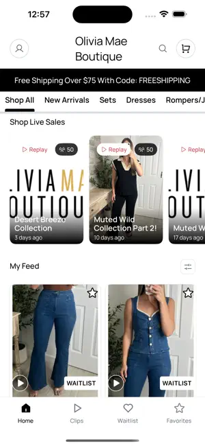 Olivia Mae Boutique screenshot 2