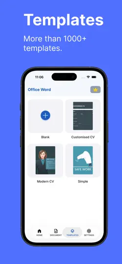 Screenshot von Office Word : Document Editor auf dem iPhone 3