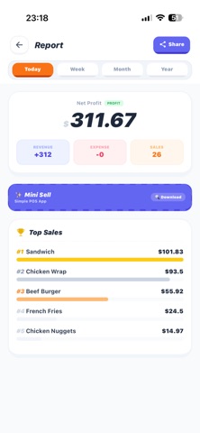 Mini Sell: Stall Assistant Screenshot 2 of 6