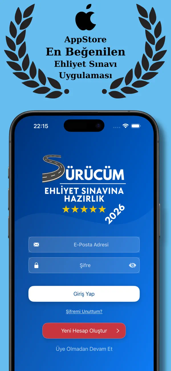 #1. Ehliyet Sınav Soruları 2026 * (iOS) Por: gulsen ates