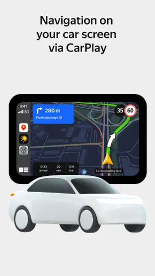Screenshot von Yandex Maps & Navigator auf dem iPhone 8