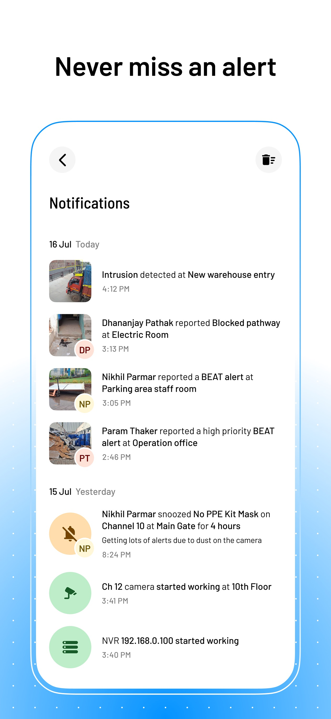 Spotem - Smart Surveillance screenshot 9