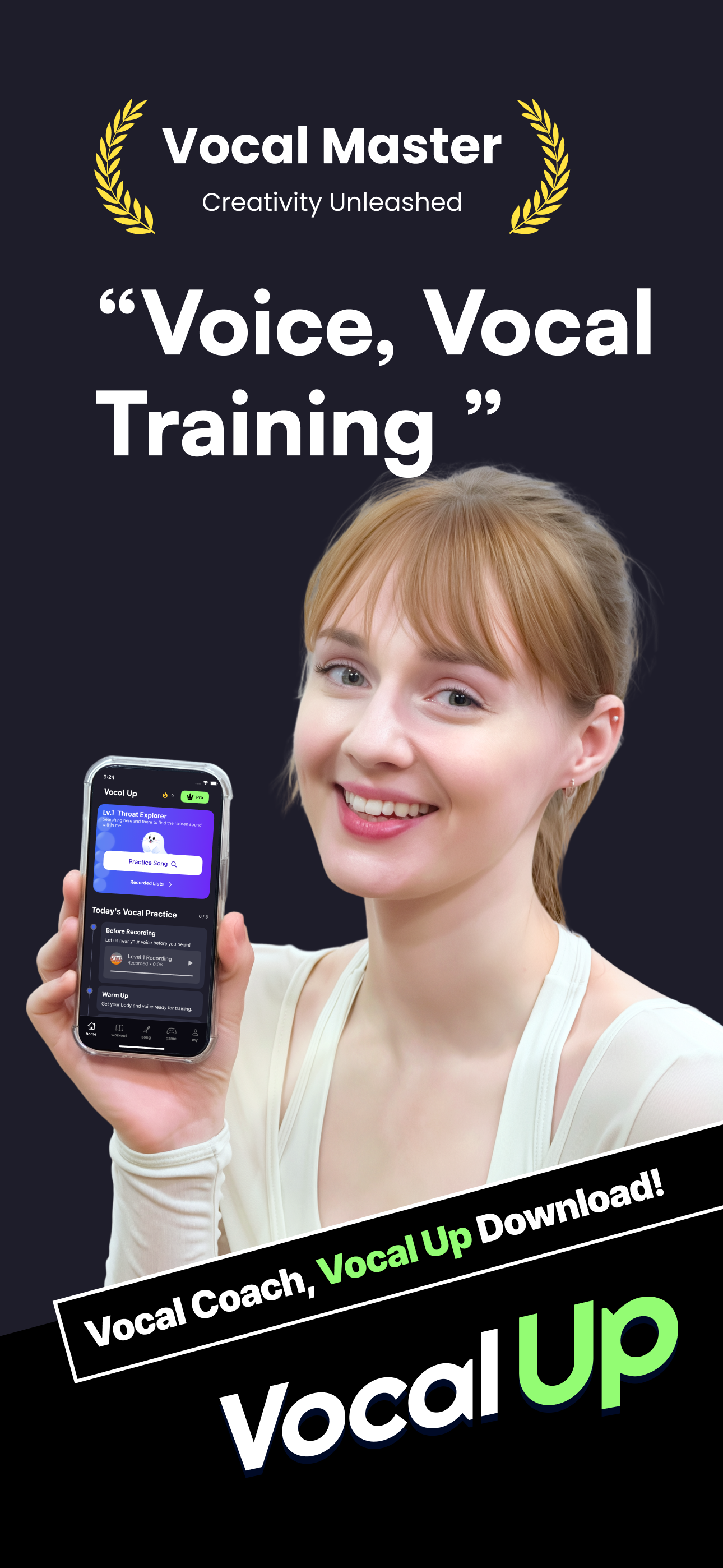 Vocal Up :Vocal Training Coach