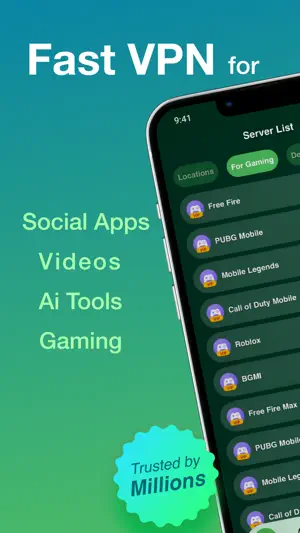 iFlip: Free & Fast VPN Proxy screenshot 1