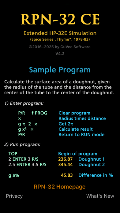 RPN-32 CE Screenshot
