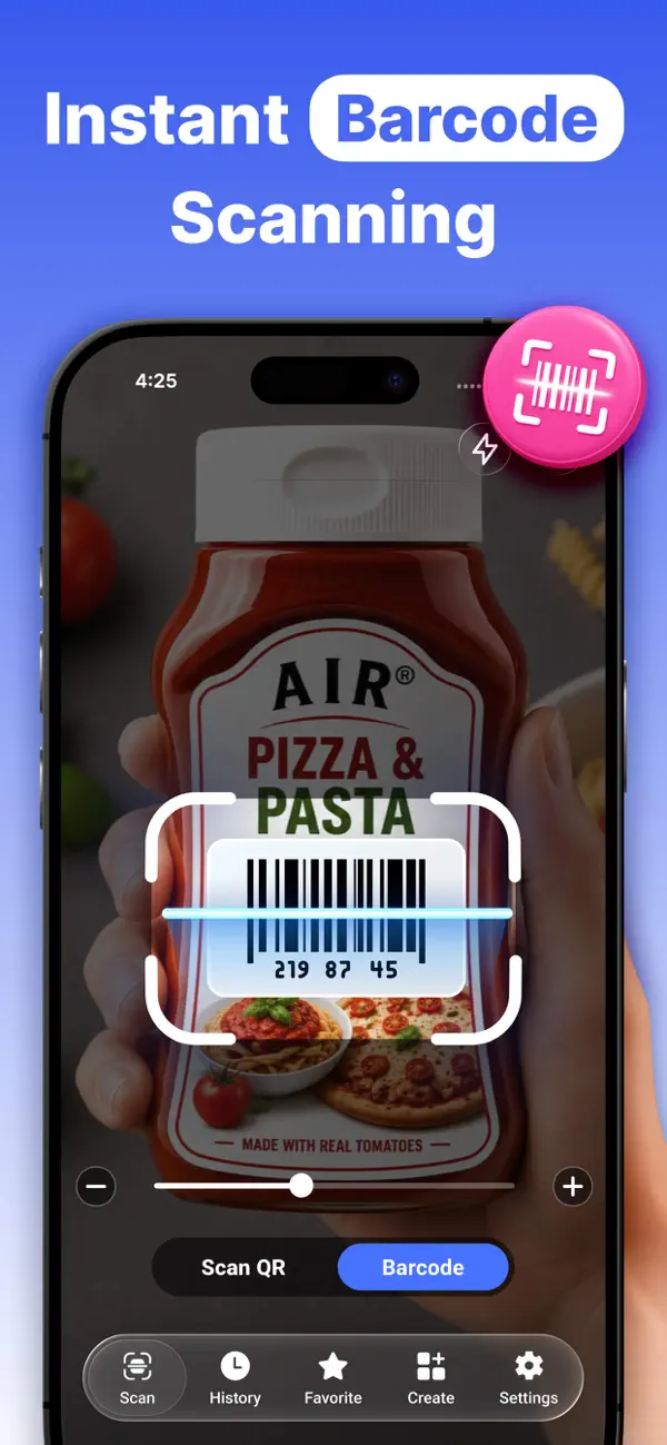 Screenshot #2 pour QR Code Scanner＋Barcode Reader