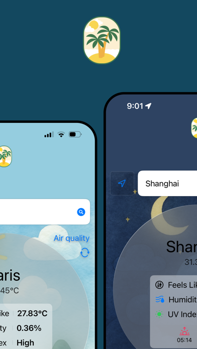 Weather Island app screenshot 1