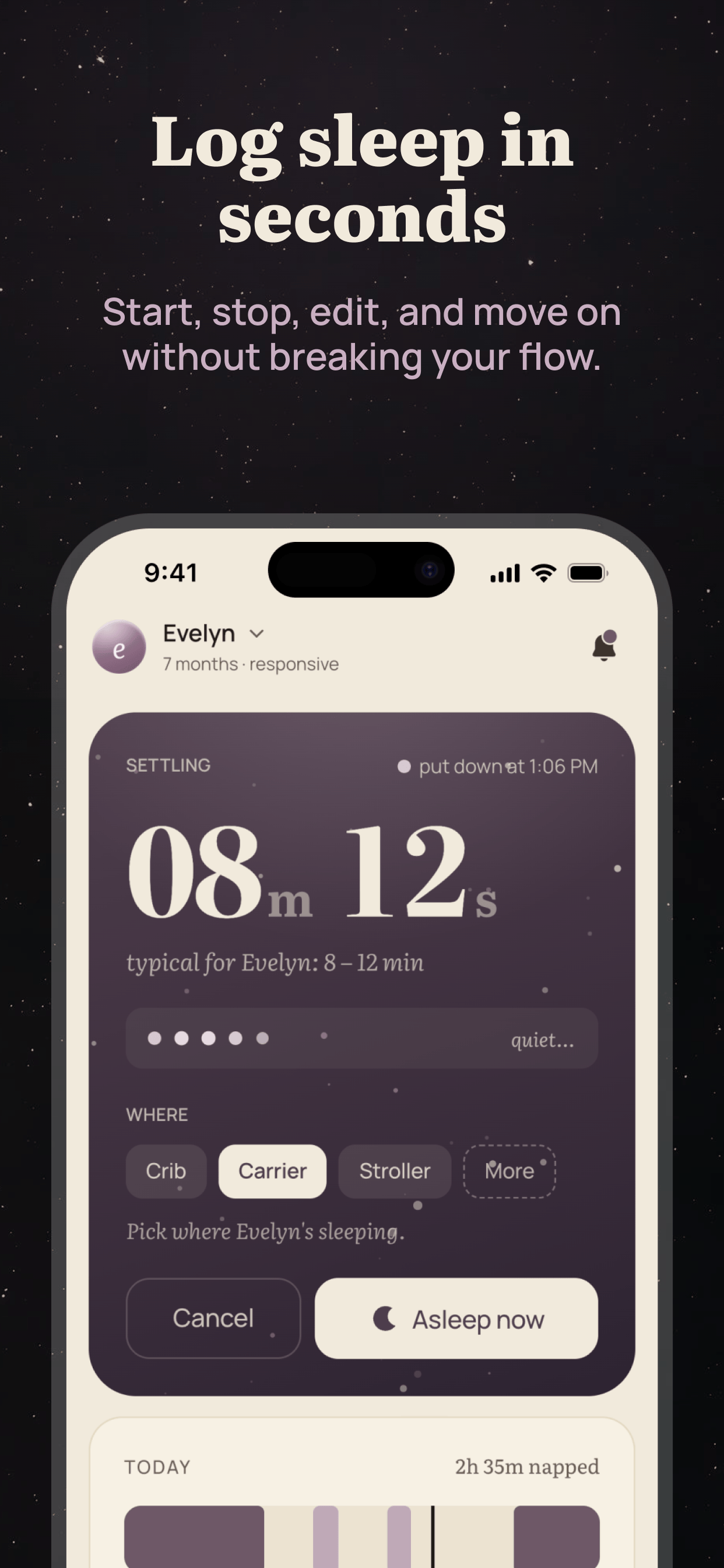 baby sleep tracker - tiho screenshot 6