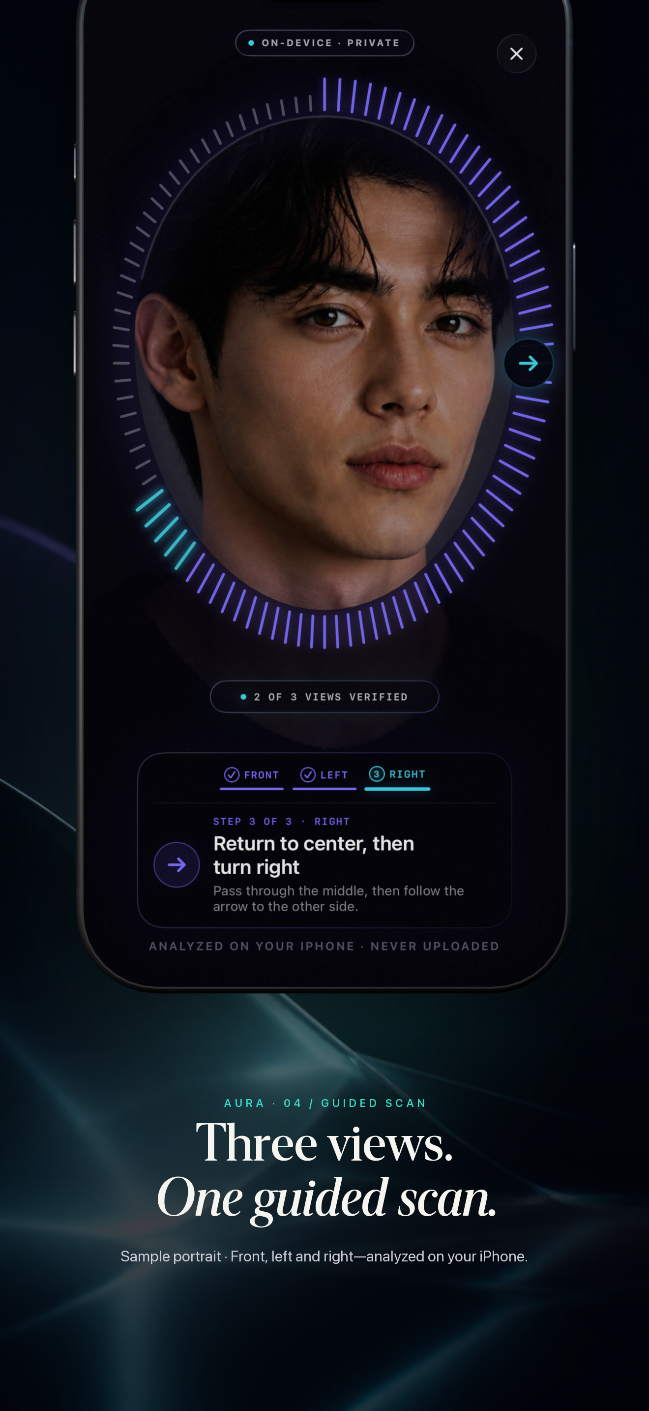 AURA: AI Face Shape for Men screenshot 4