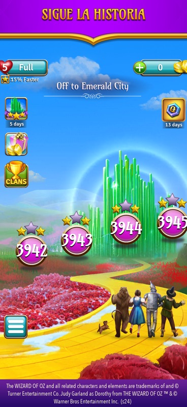 The Wizard of Oz Magic Match 3 screenshot 3