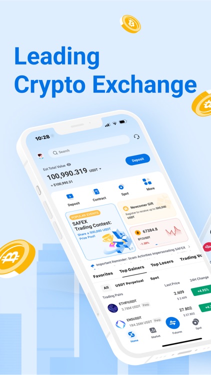 SAFEX: Buy BTC, SOL & Crypto