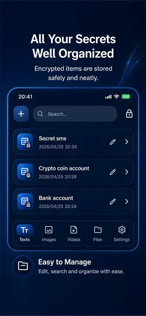 UVault screenshot 2