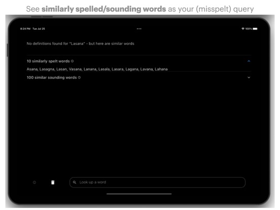 WordDefiner English Dictionary iPad screenshot 5 - Reference app