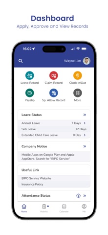 BIPO HRMS v2.5 screenshot