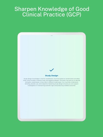 CCRC Prep: Clinical Research iPad screenshot