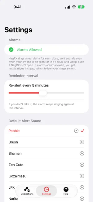 NagRX screenshot 3