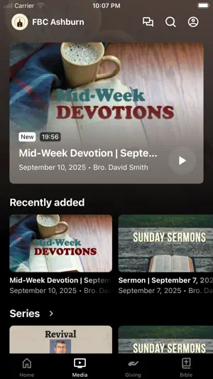 First Baptist Ashburn GA screenshot 2